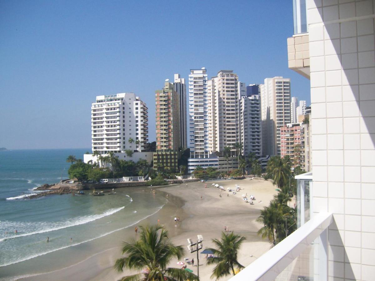 Apto Frente Total P/ Mar Guarujá Esterno foto